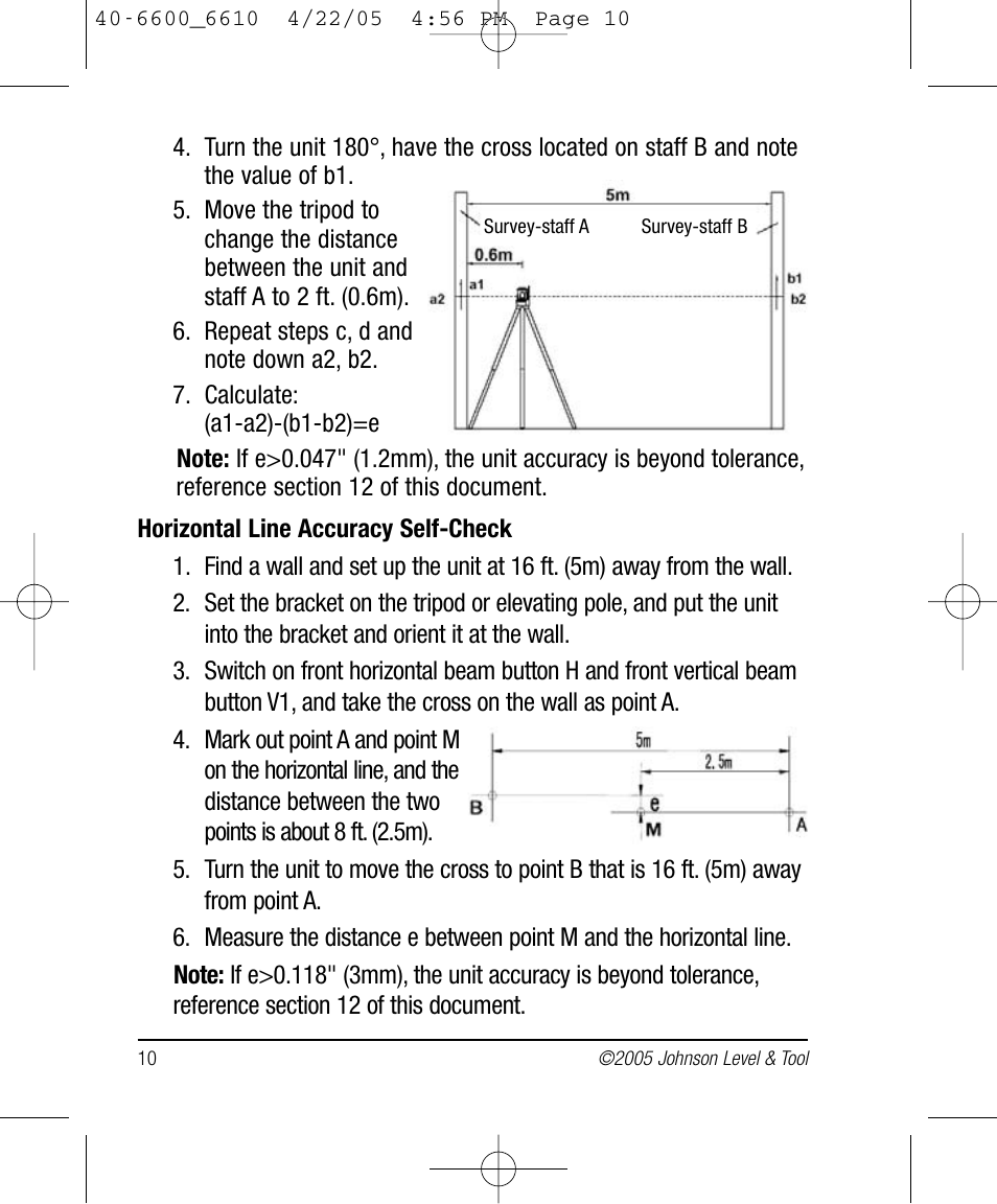 Johnson Level & Tool Mfg. 40-6610 User Manual | Page 10 / 15