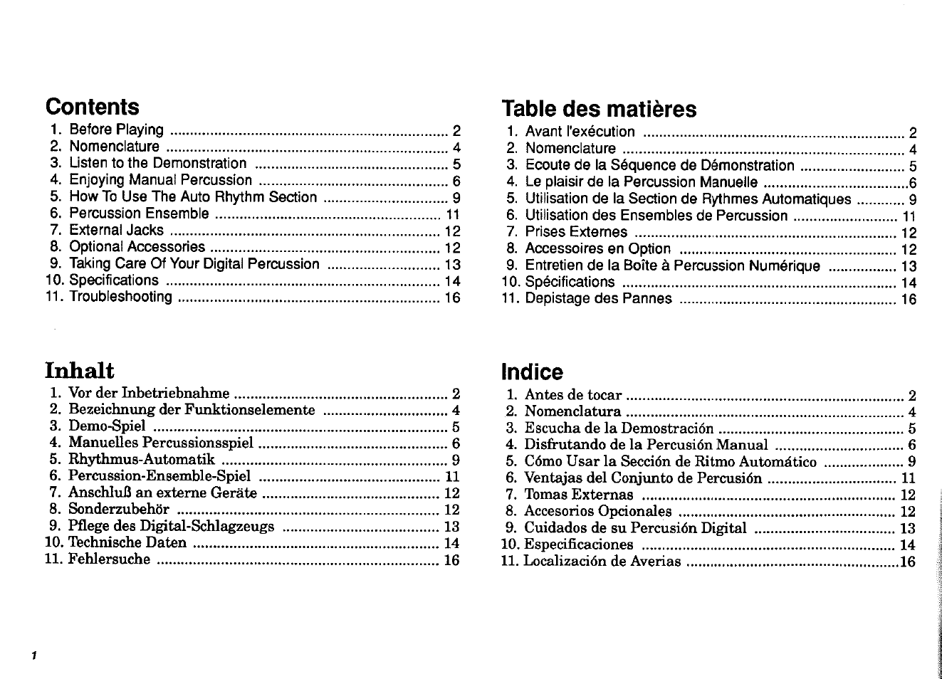 Yamaha DD-6 User Manual | Page 2 / 19