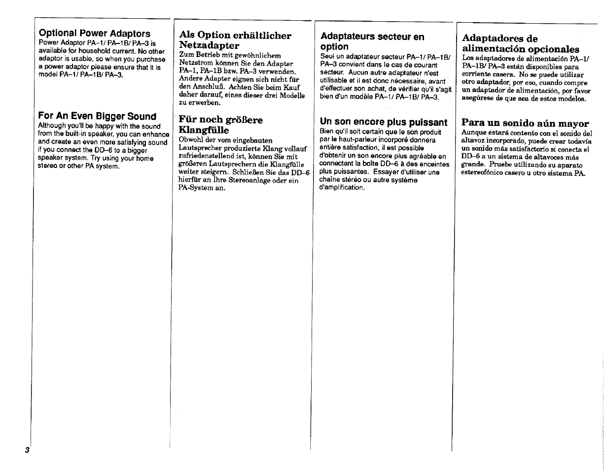 Yamaha DD-6 User Manual | Page 4 / 19