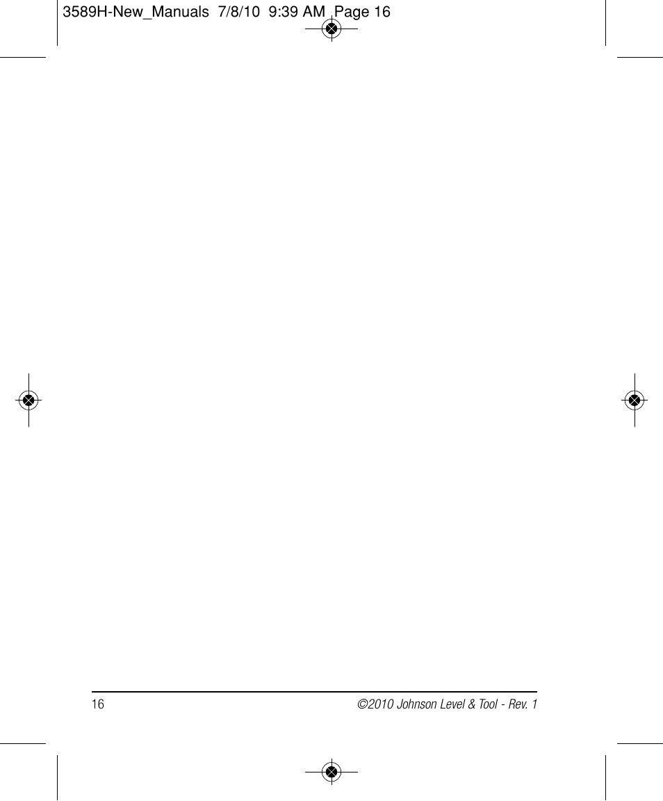 Johnson Level & Tool Mfg. 40-6680 User Manual | Page 16 / 16