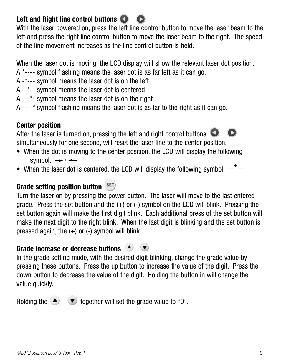 Johnson Level & Tool Mfg. 40-6690 User Manual | Page 9 / 16