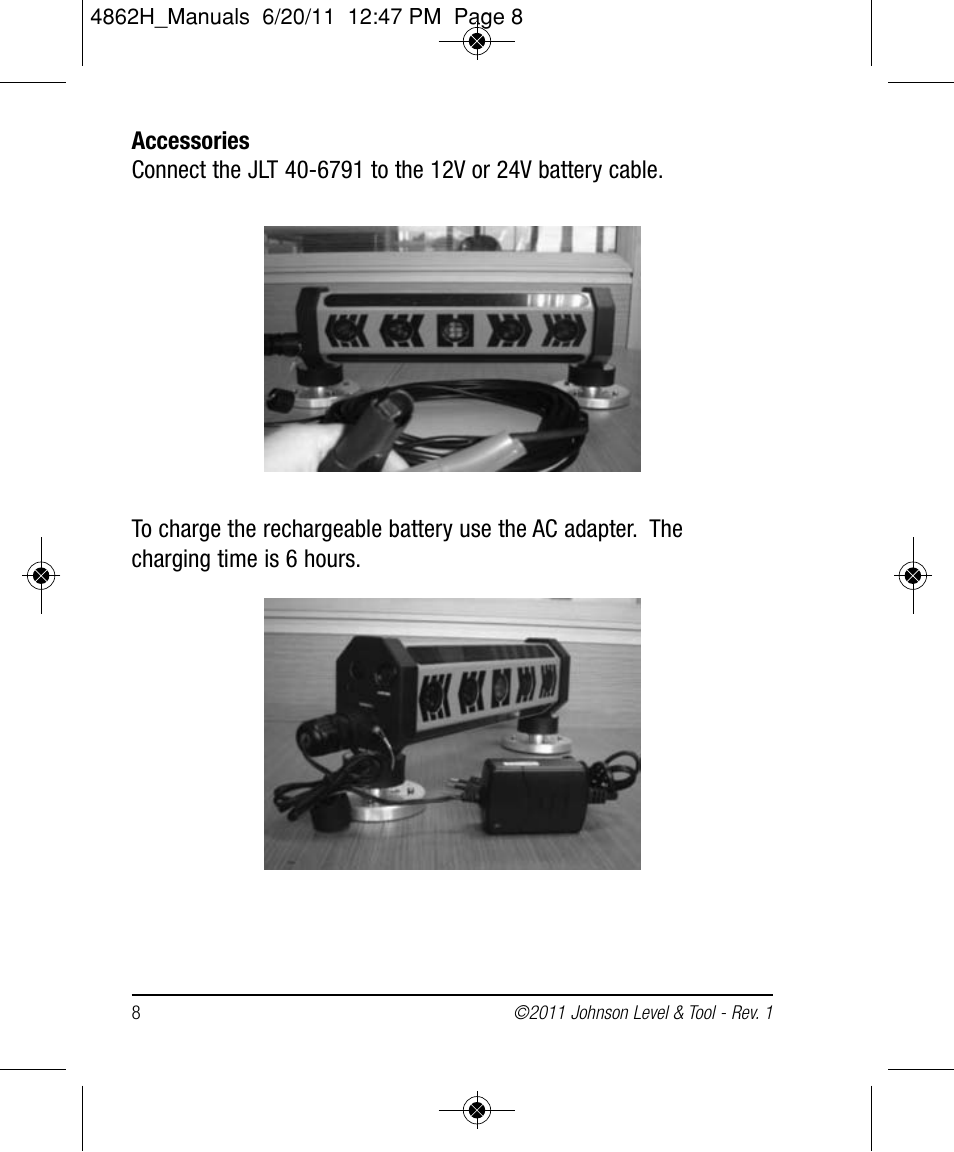 Johnson Level & Tool Mfg. 40-6791M User Manual | Page 8 / 10