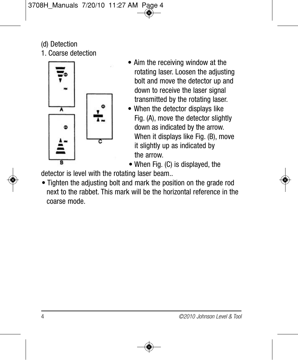 Johnson Level & Tool Mfg. 40-6770 User Manual | Page 4 / 6