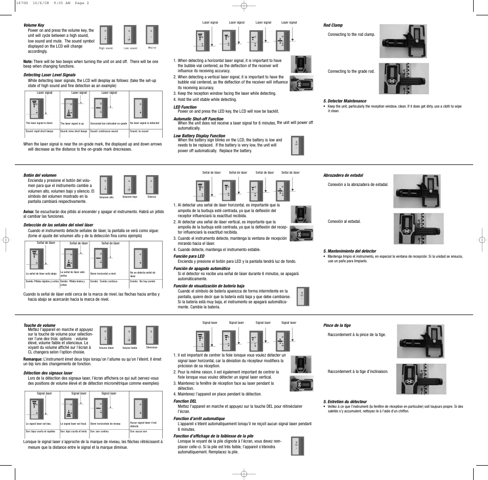 Johnson Level & Tool Mfg. 40-6715 User Manual | Page 2 / 2