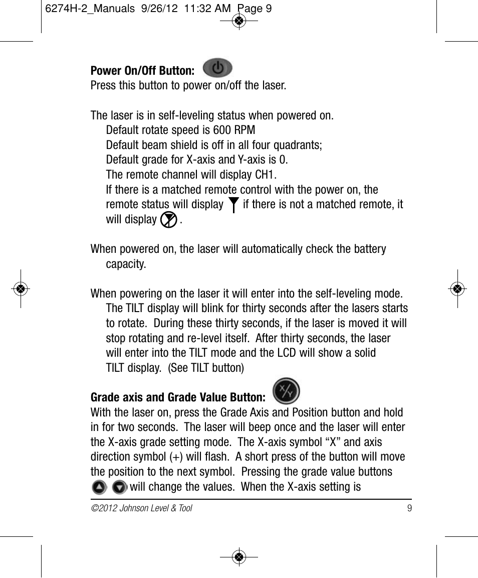 Johnson Level & Tool Mfg. 40-6584 User Manual | Page 9 / 28