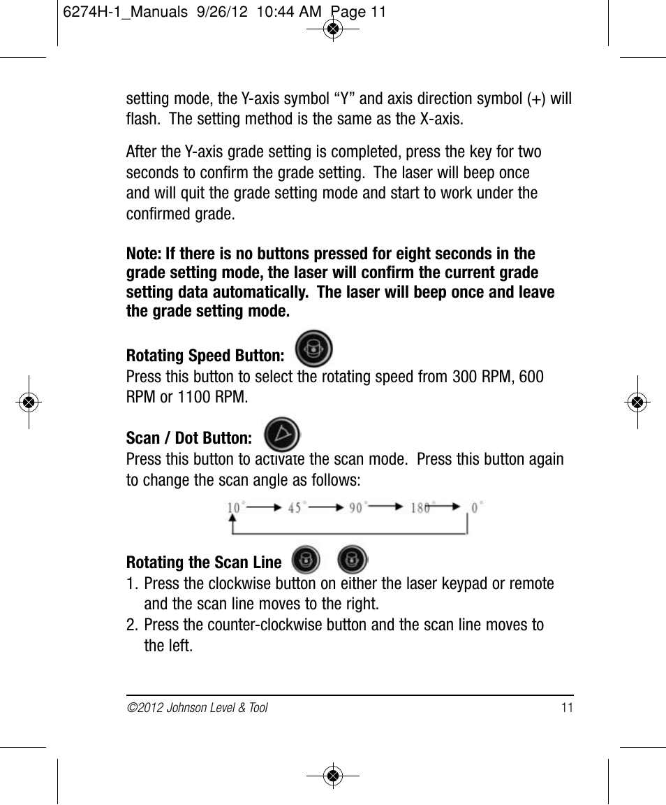 Johnson Level & Tool Mfg. 40-6582 User Manual | Page 11 / 30