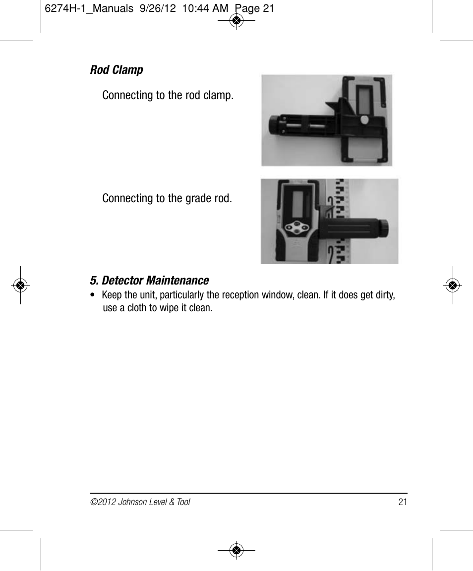 Johnson Level & Tool Mfg. 40-6582 User Manual | Page 21 / 30