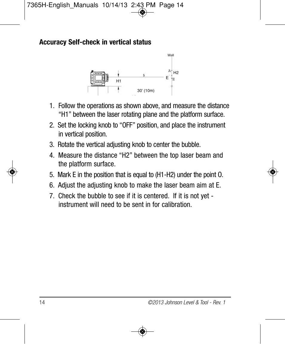 Johnson Level & Tool Mfg. 40-6543 User Manual | Page 14 / 20