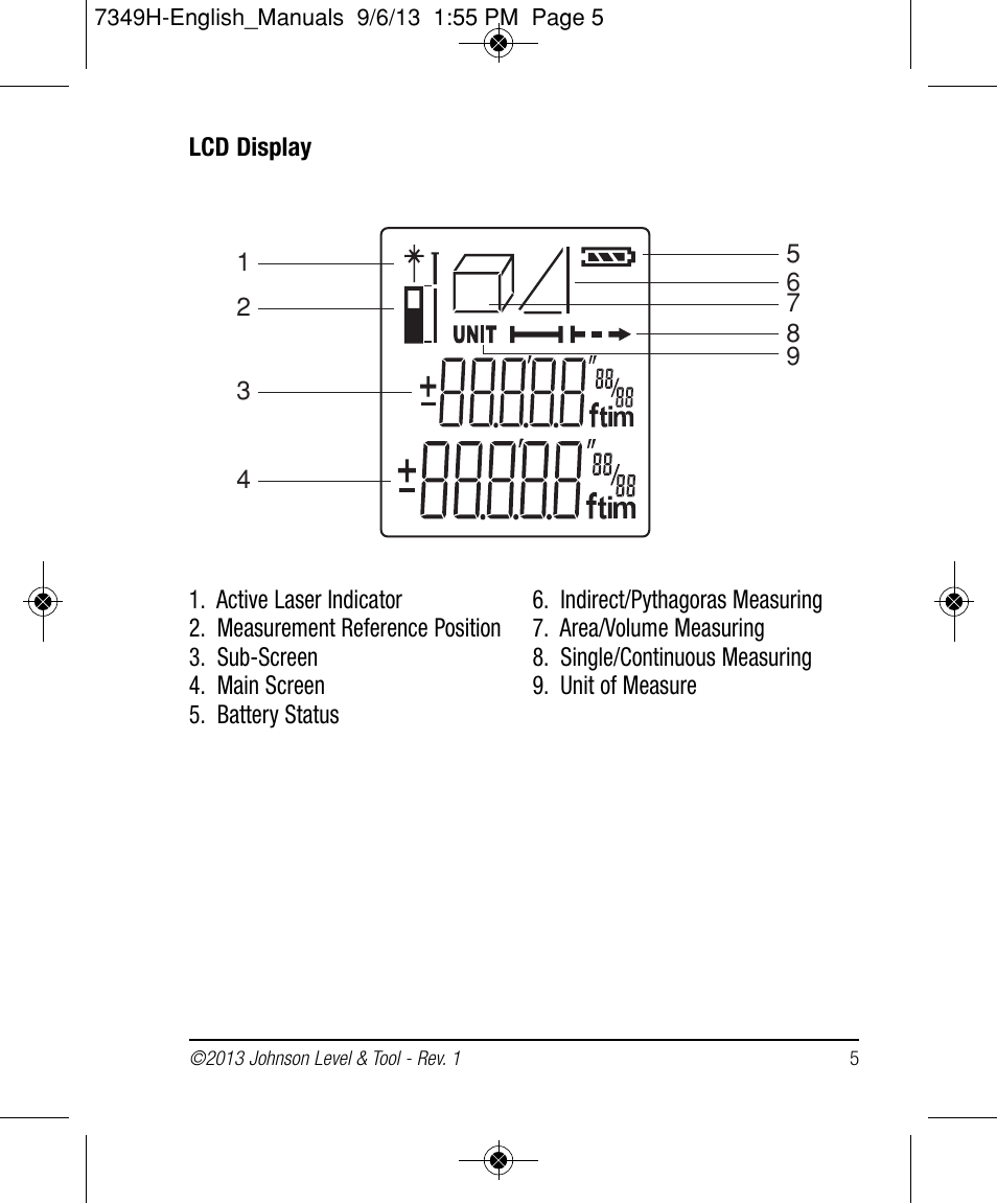 Johnson Level & Tool Mfg. 40-6006 User Manual | Page 5 / 20