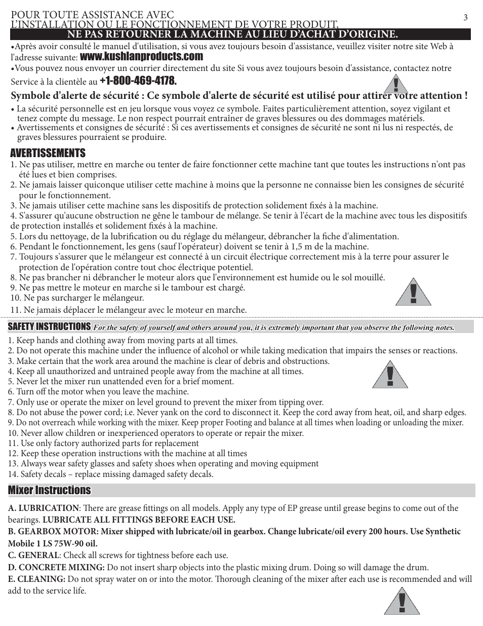 Kushlan Products 600DD User Manual | Page 3 / 14