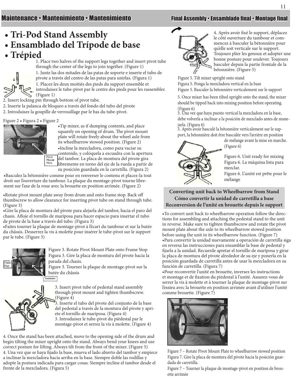 Maintenance • mantenimiento • mantenimiento | Kushlan Products 600W User Manual | Page 12 / 13