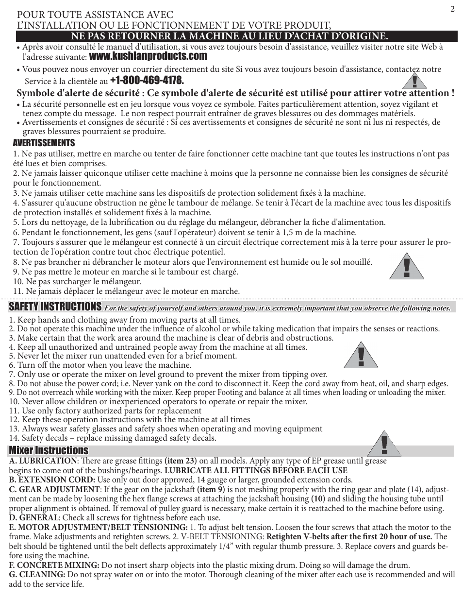 Kushlan Products 600W User Manual | Page 3 / 13