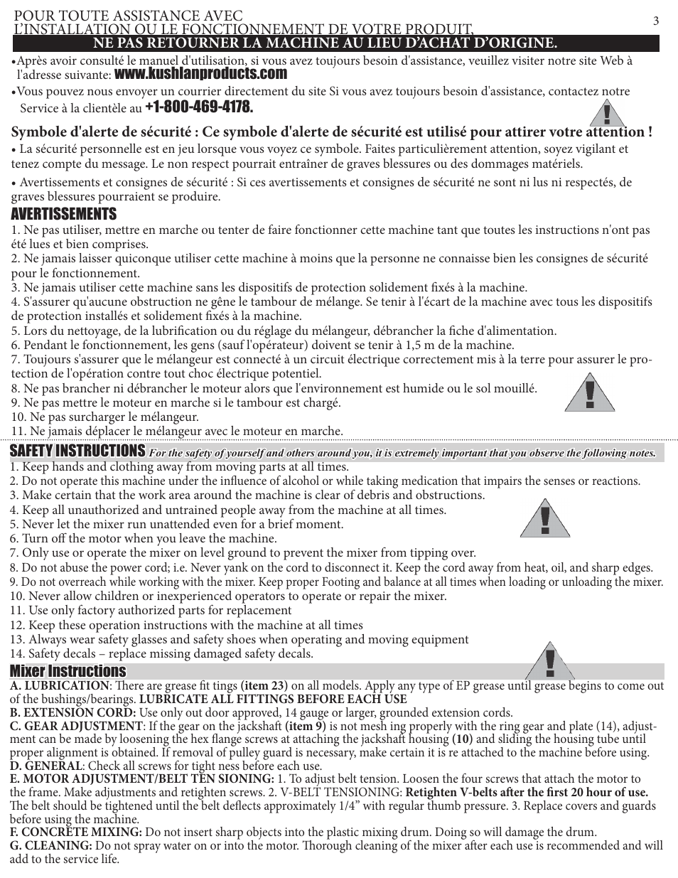 Kushlan Products KPRO User Manual | Page 3 / 10