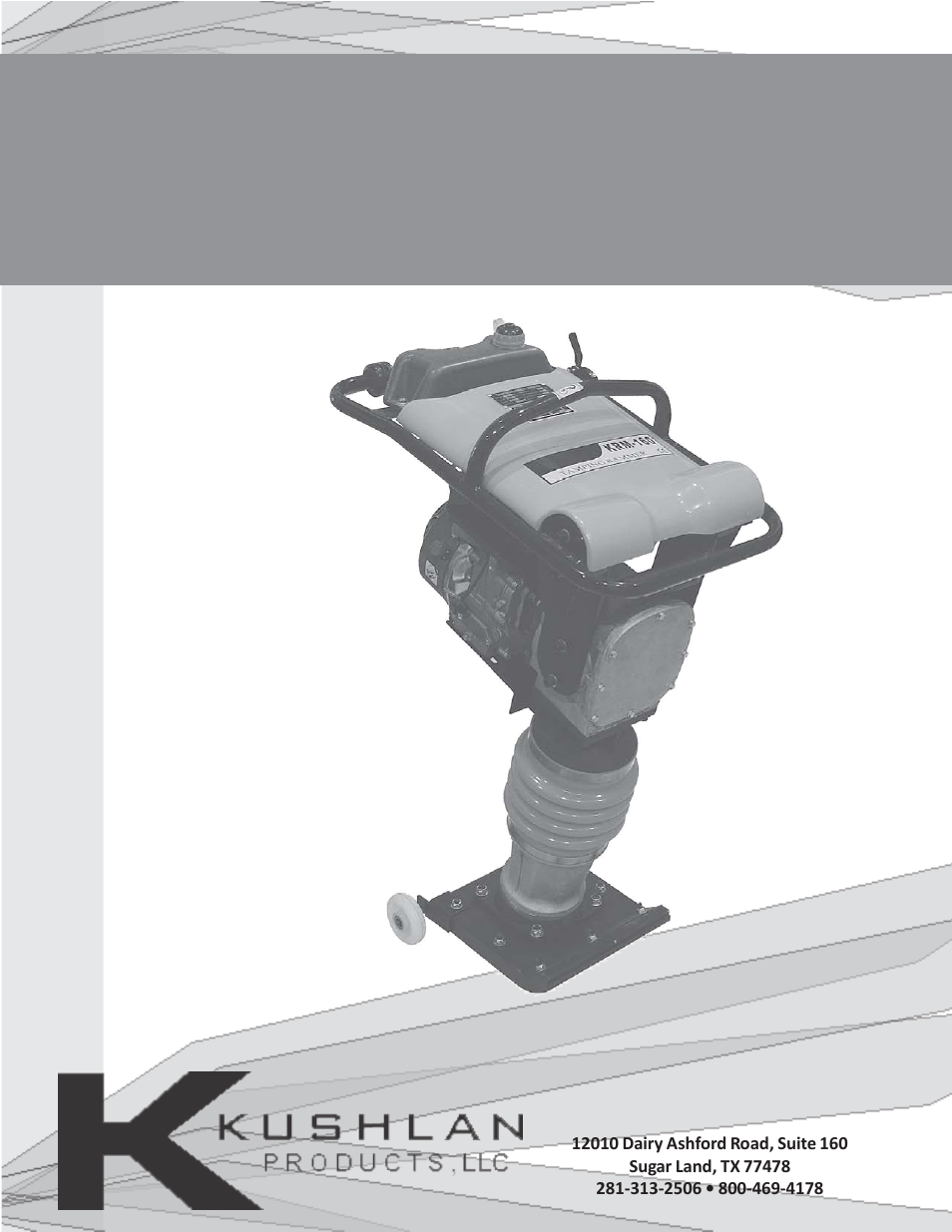 Kushlan Products KRM160 User Manual | 16 pages