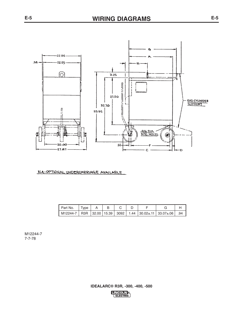 Wiring diagrams | Lincoln Electric IM409 IDEALARC R3R-400 User Manual | Page 27 / 32