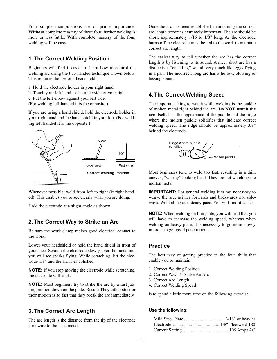 Lincoln Electric IM348 AC-225-GLM User Manual | Page 11 / 28