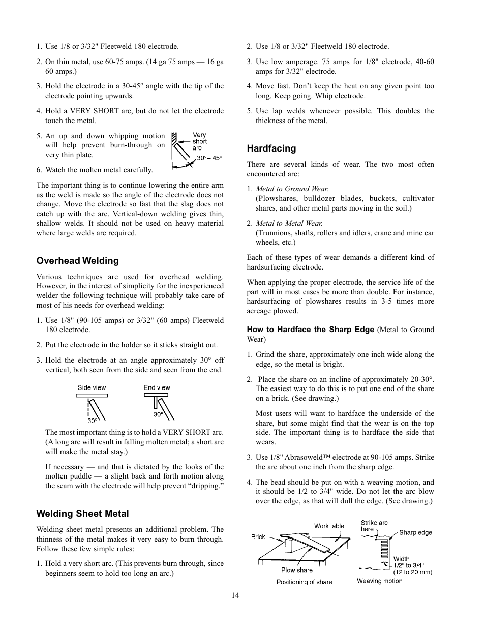 Lincoln Electric IM348 AC-225-GLM User Manual | Page 14 / 28