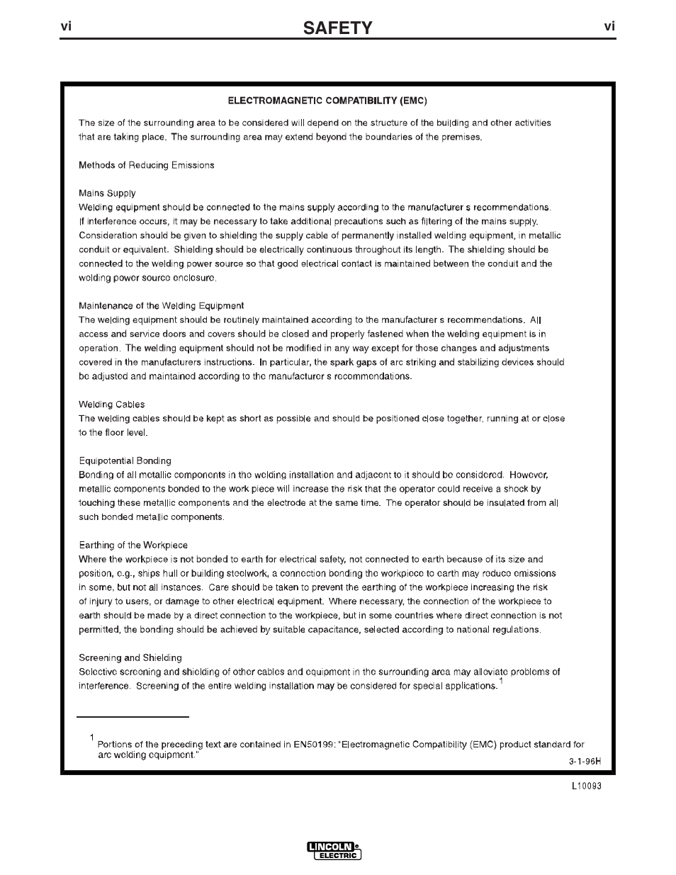 Safety | Lincoln Electric IM908 PRECISION TIG 275 User Manual | Page 7 / 46