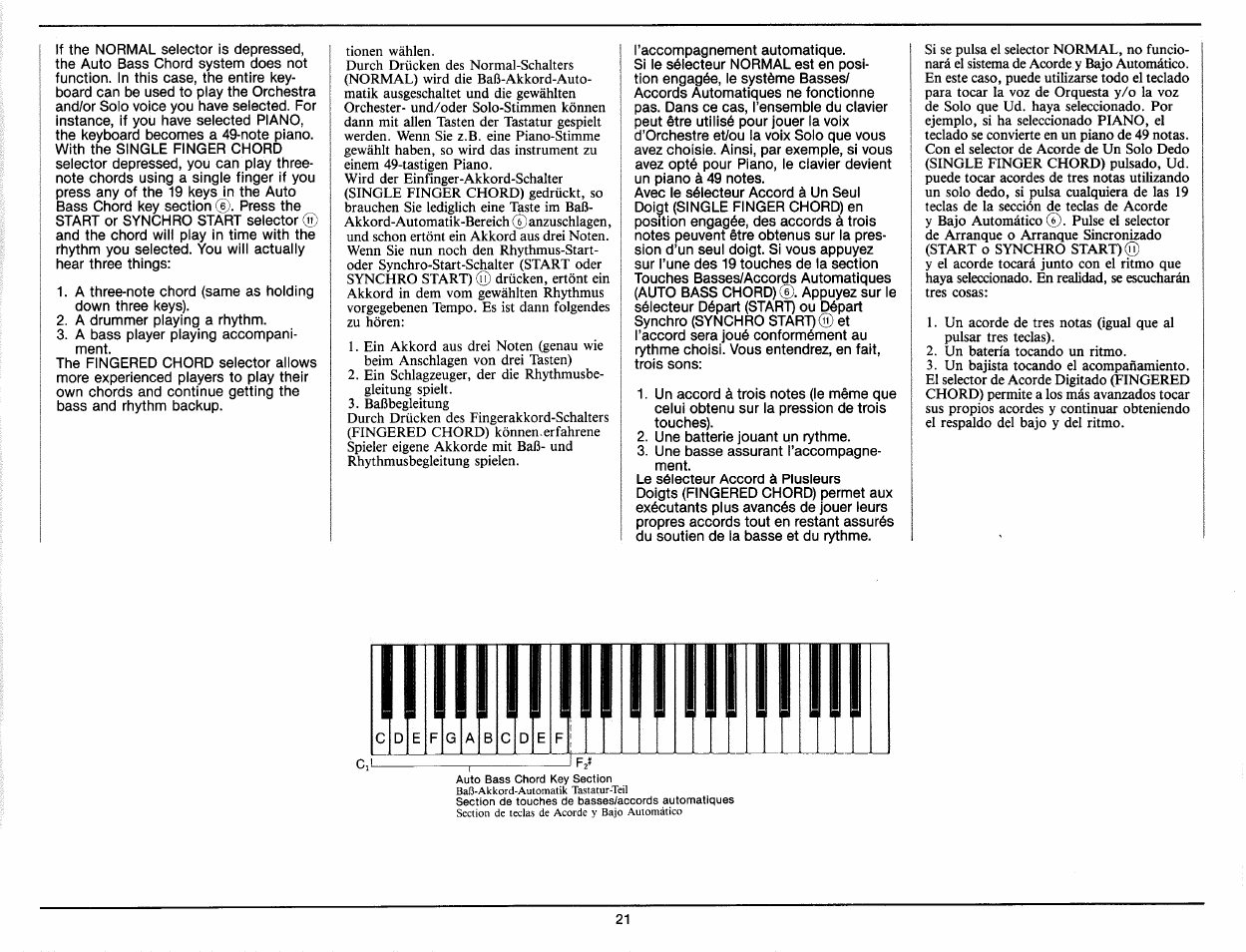 Yamaha PC-1000 User Manual | Page 23 / 35