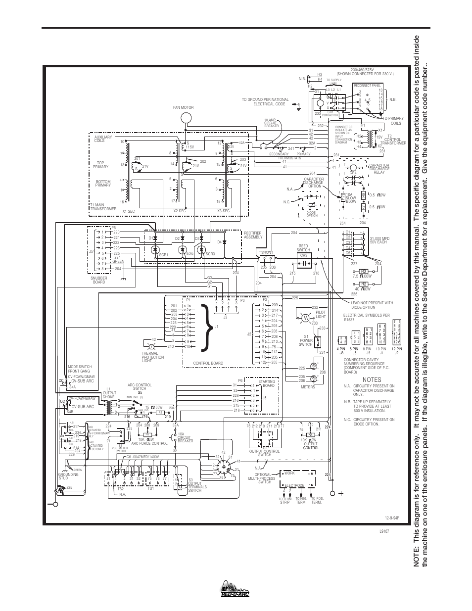 Diagrams, Dc-400 | Lincoln Electric IM655 RED-D-ARC DC-400 User Manual | Page 34 / 42