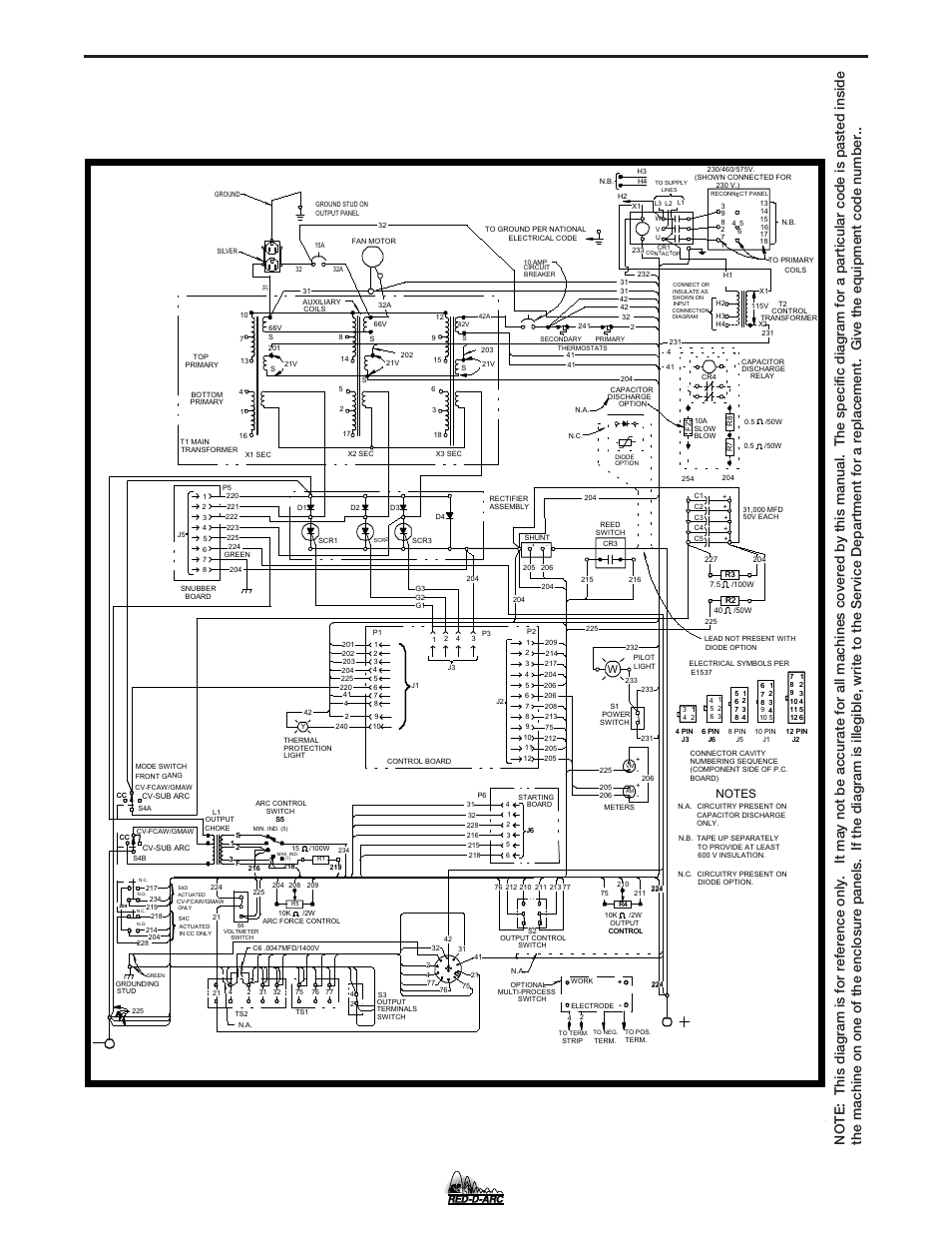 Diagrams, Dc-400 | Lincoln Electric IM655 RED-D-ARC DC-400 User Manual | Page 35 / 42