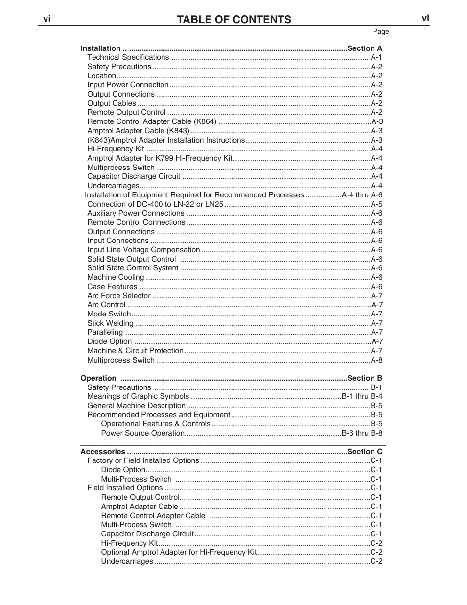 Lincoln Electric IM655 RED-D-ARC DC-400 User Manual | Page 7 / 42