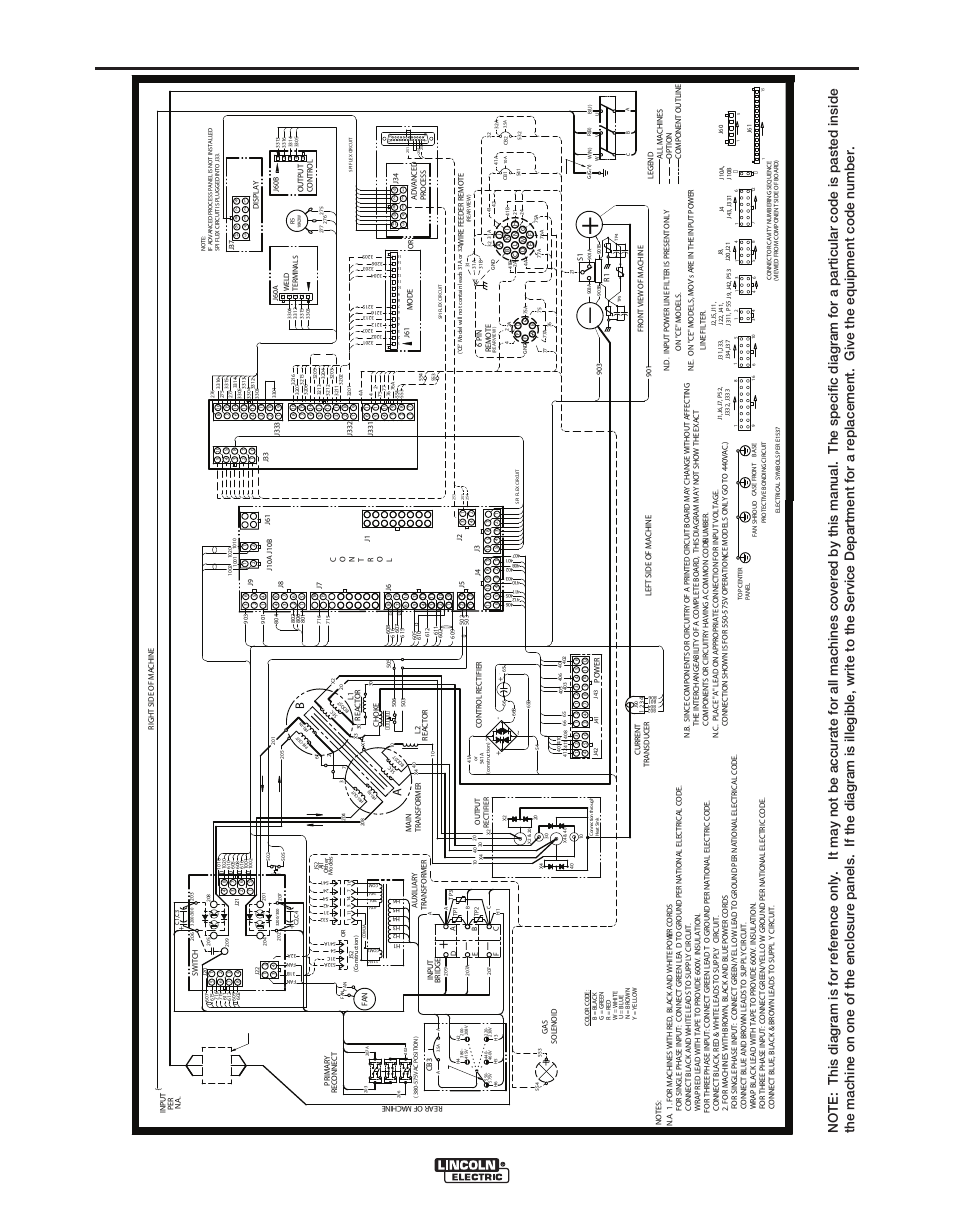 Diagrams, V350-pipe | Lincoln Electric IM757 INVERTEC V350-PIPE User Manual | Page 28 / 32