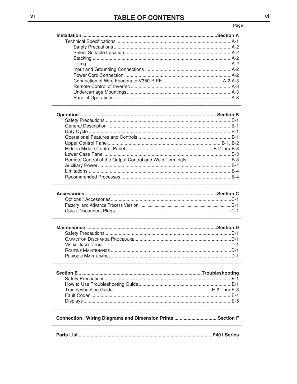 Lincoln Electric IM757 INVERTEC V350-PIPE User Manual | Page 7 / 32