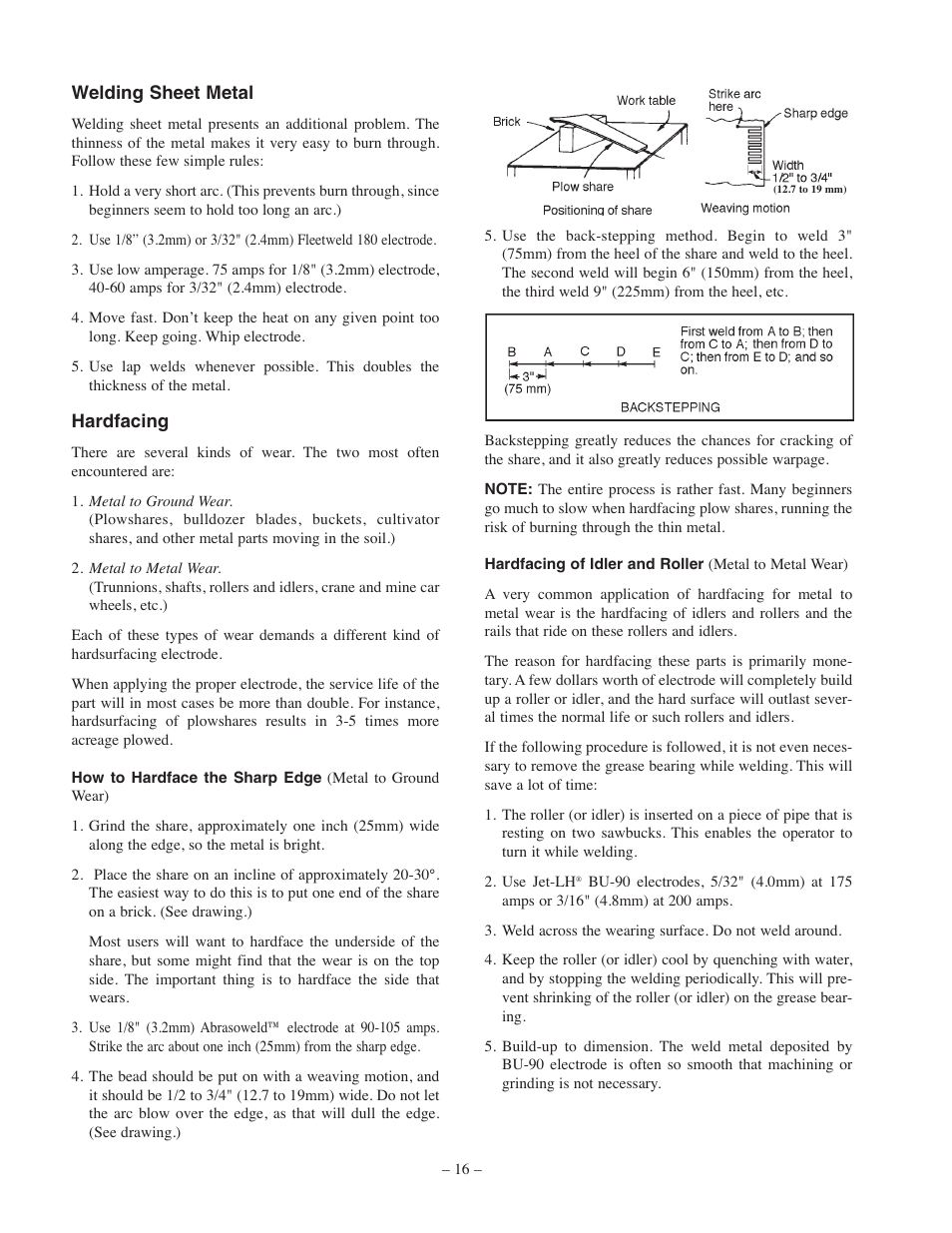 Lincoln Electric IM556 AC-235 User Manual | Page 16 / 28