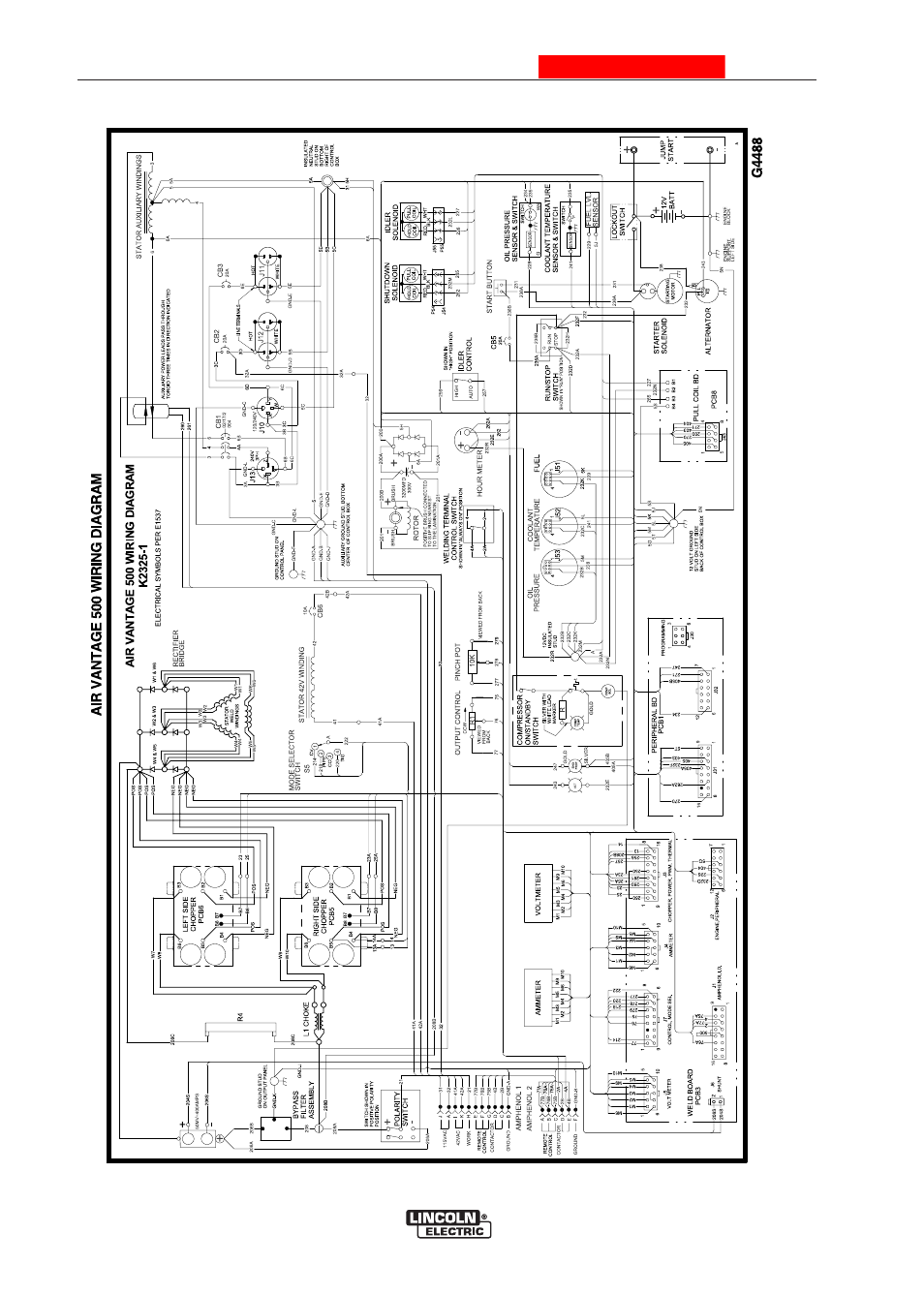 Diagrams, Air vantage® 500 cummins, Enhanced diagram | Lincoln Electric IM826 AIR VANTAGE 500 CUMMINS User Manual | Page 36 / 51