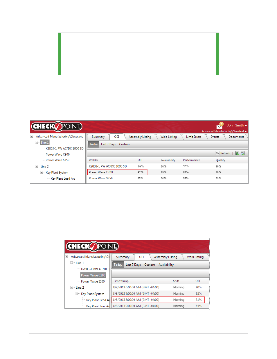 Lincoln Electric IM8000 CHECKPOINT User Manual | Page 116 / 176