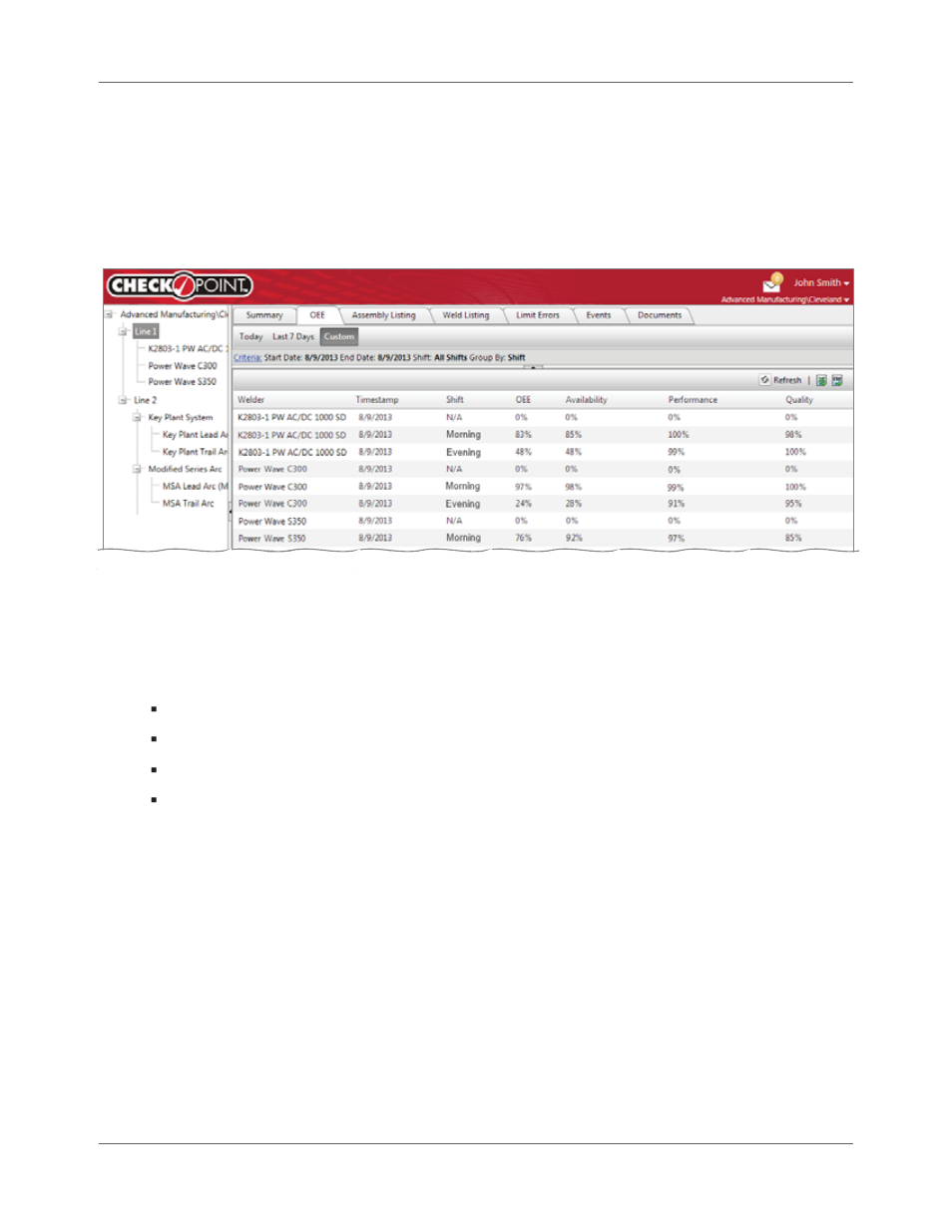 Lincoln Electric IM8000 CHECKPOINT User Manual | Page 118 / 176