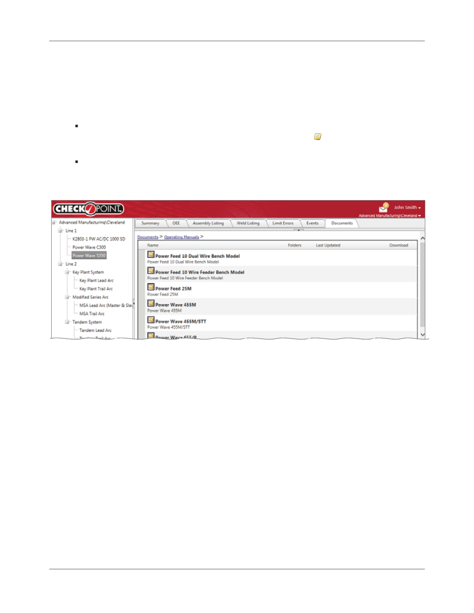 Operators manuals | Lincoln Electric IM8000 CHECKPOINT User Manual | Page 160 / 176