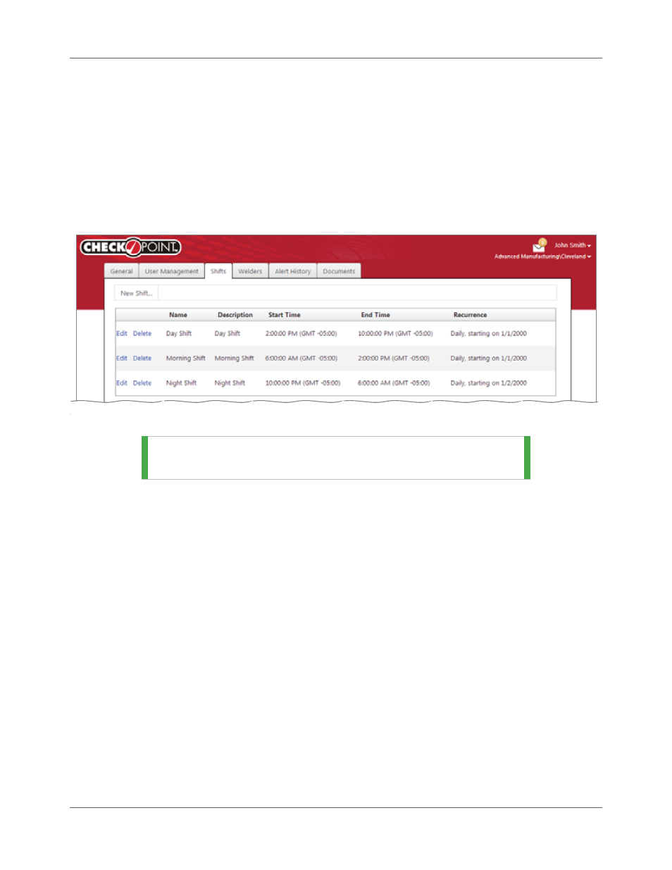 Shift schedules | Lincoln Electric IM8000 CHECKPOINT User Manual | Page 48 / 176