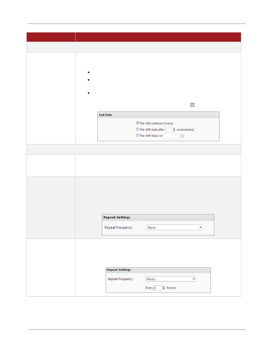 End date, Repeat settings | Lincoln Electric IM8000 CHECKPOINT User Manual | Page 51 / 176