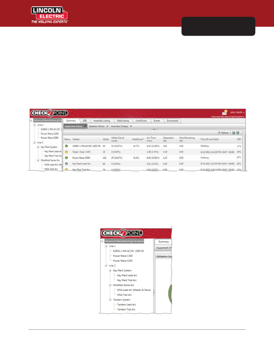 Chapter 6 overview, Navigating checkpoint | Lincoln Electric IM8000 CHECKPOINT User Manual | Page 81 / 176