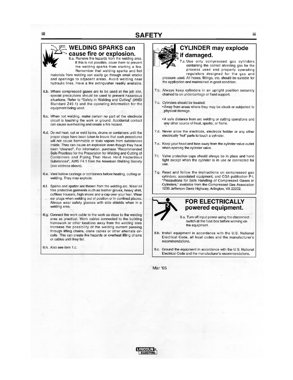 Lincoln Electric IM597 Cobramatic K1589, K1590, K1591, K1592 User Manual | Page 4 / 37