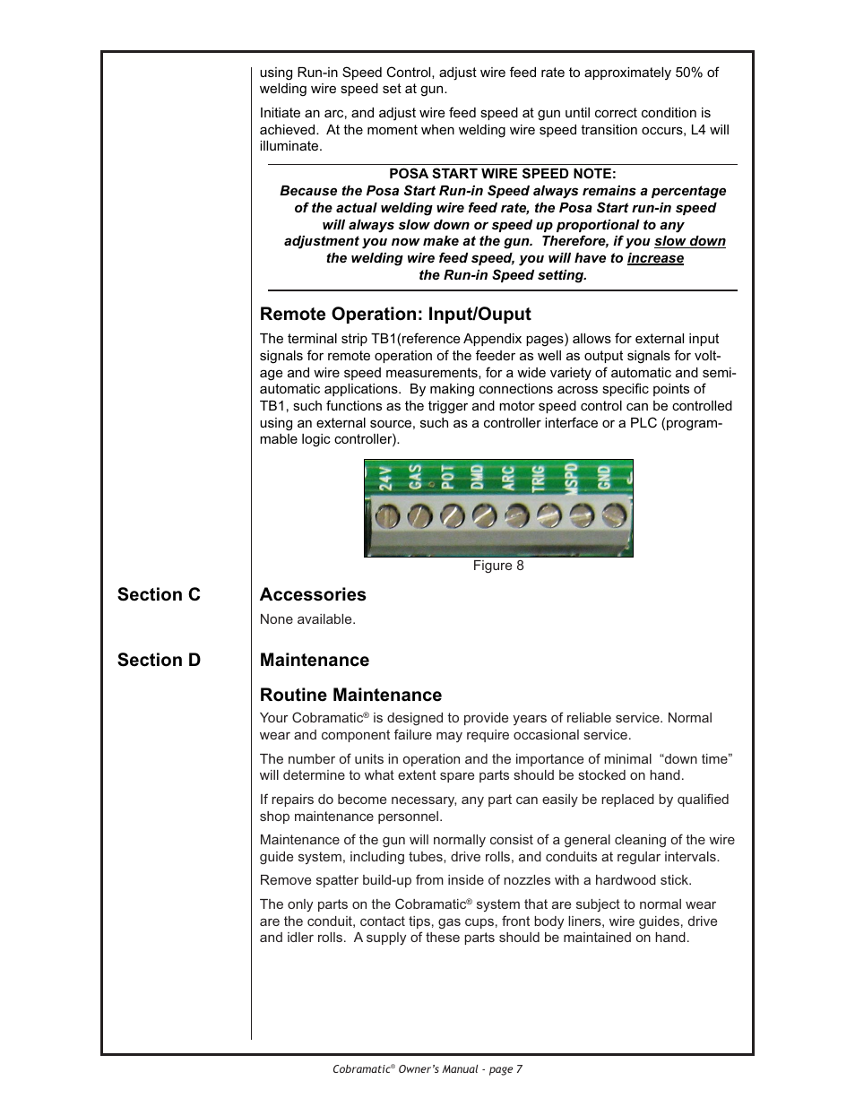 Remote operation: input/ouput | Lincoln Electric IM775 Cobramatic K2259-1 User Manual | Page 17 / 44