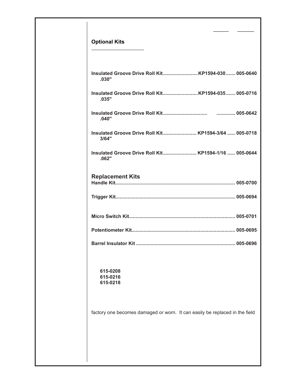 Conduits, Snake skins | Lincoln Electric IM774 CobraMAX K2252-1 & K2252-2 User Manual | Page 14 / 28