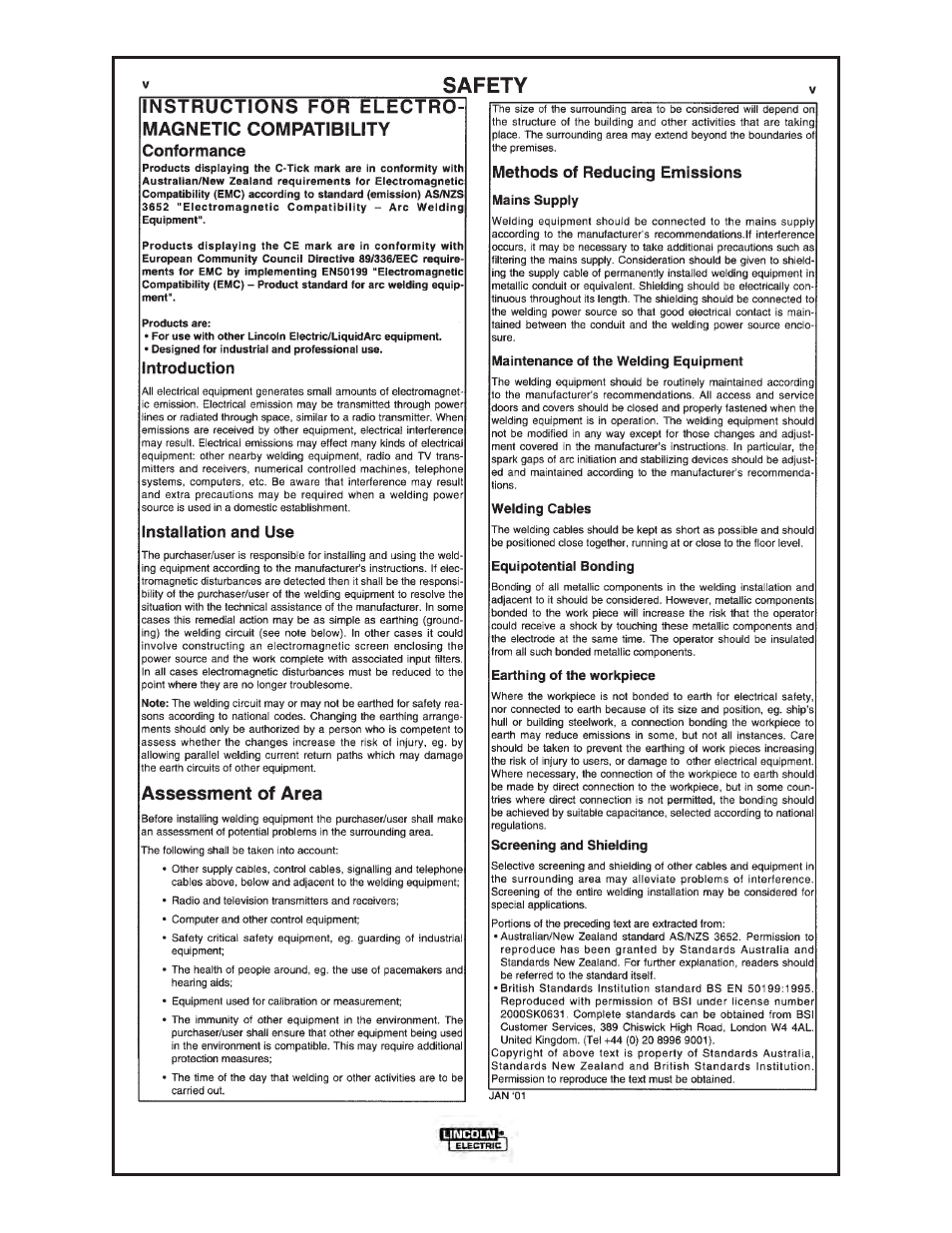 Lincoln Electric IM774 CobraMAX K2252-1 & K2252-2 User Manual | Page 9 / 28