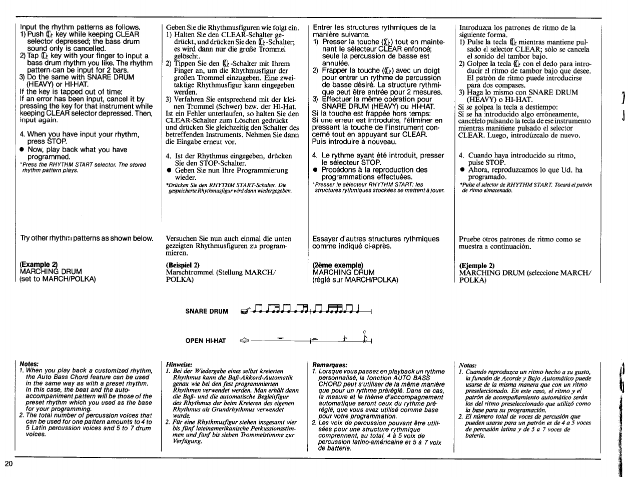 П лзгз лэ, J~] лээл | Yamaha PS-6100 User Manual | Page 22 / 44