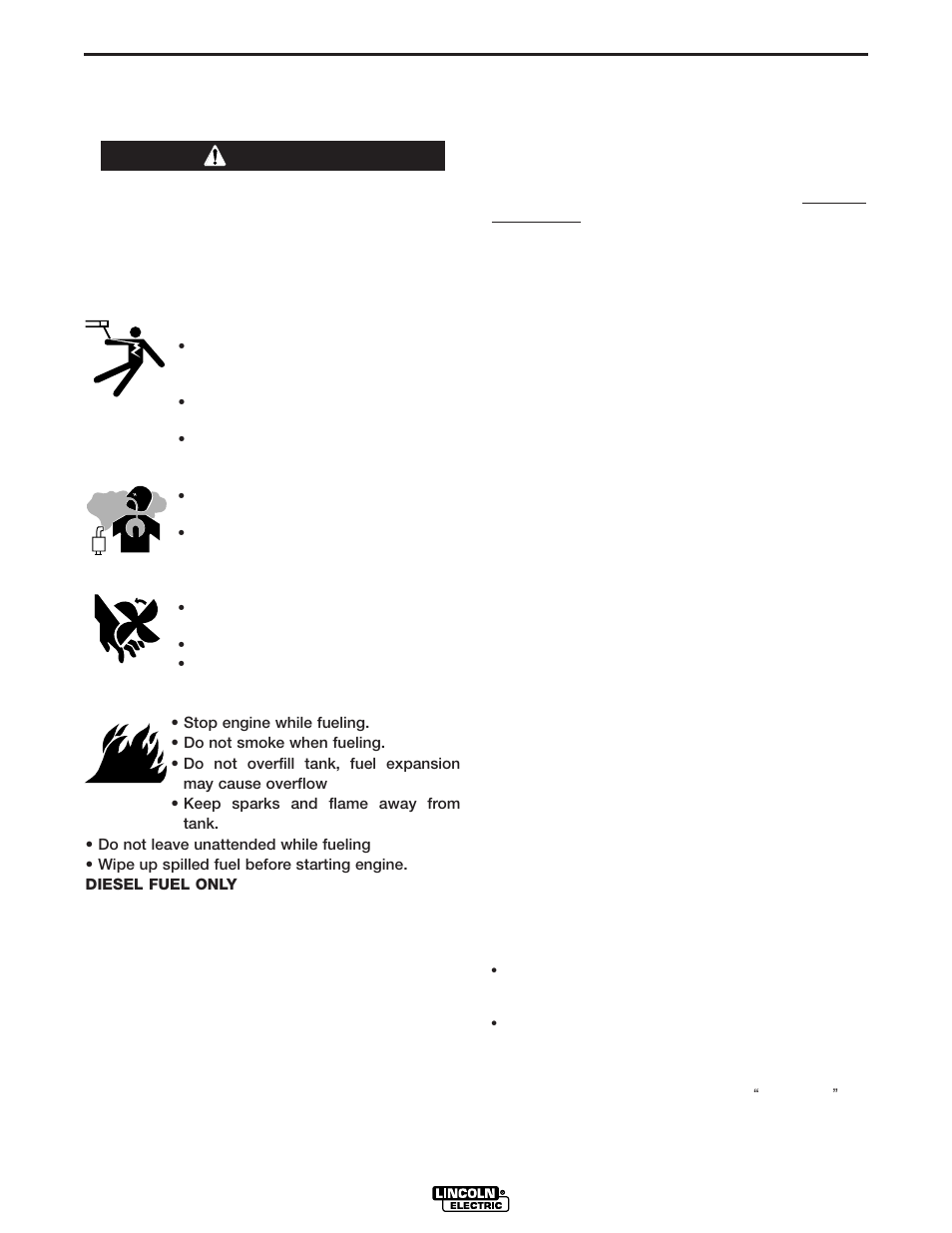 Operation, Safety instructions, General description | Design features and advantages, Warning | Lincoln Electric IM700 Commander 300 User Manual | Page 18 / 60