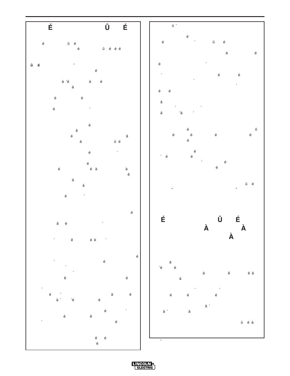 Safety, Pr é cautions de s û ret é | Lincoln Electric IM700 Commander 300 User Manual | Page 5 / 60