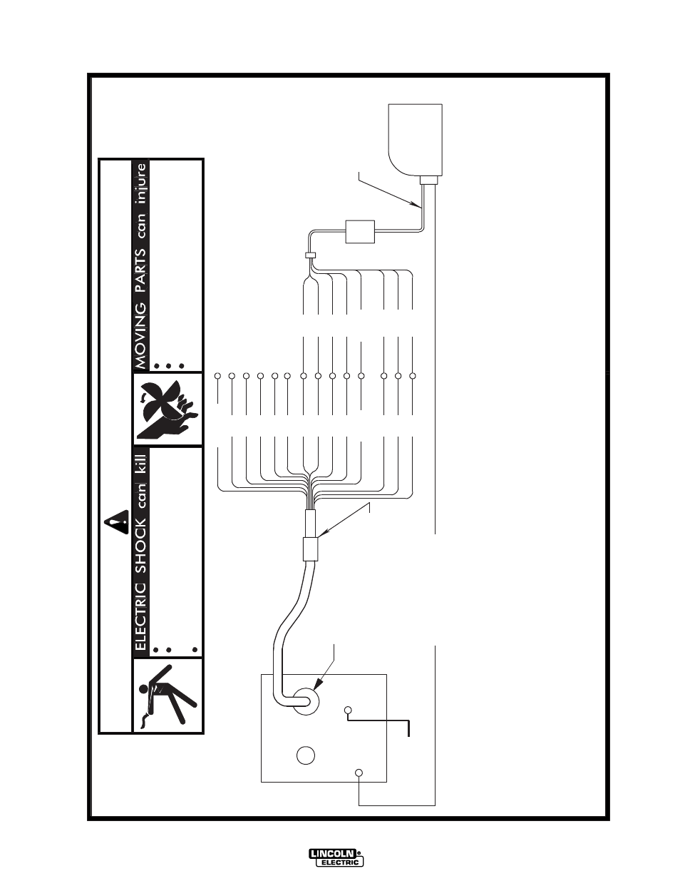 Warning, Diagrams, F-13 | Connection diagram, Commander 300, Connection dia gram | Lincoln Electric IM700 Commander 300 User Manual | Page 51 / 60