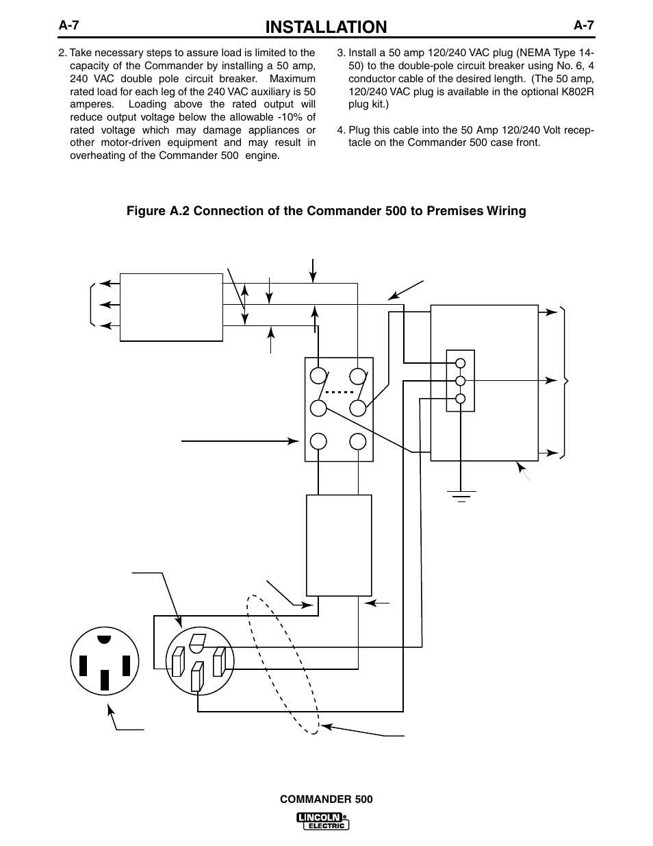 Installation | Lincoln Electric IM644 Commander 500 User Manual | Page 15 / 54