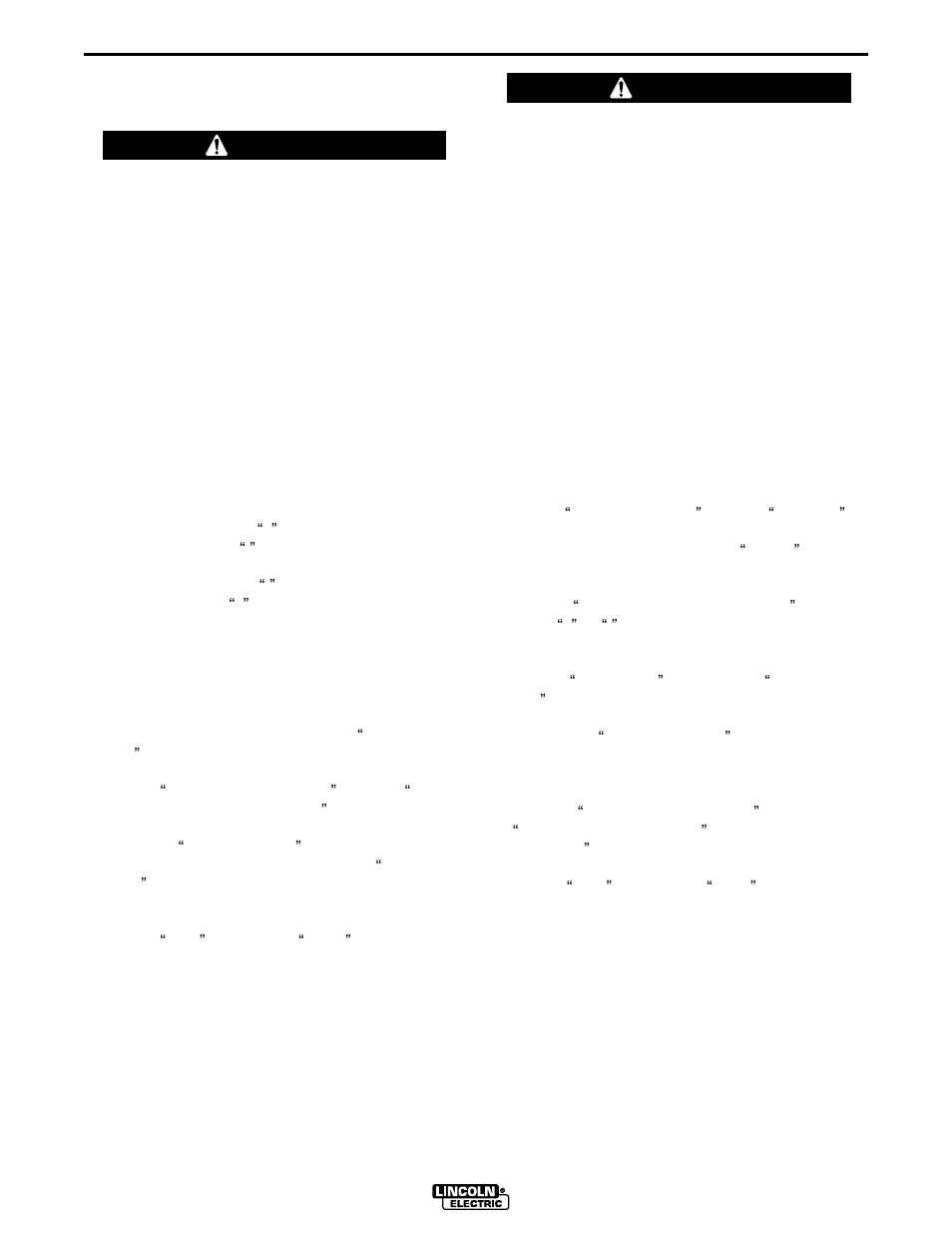 Installation, Connection of lincoln electric wire feeders, Warning caution | Lincoln Electric IM644 Commander 500 User Manual | Page 16 / 54