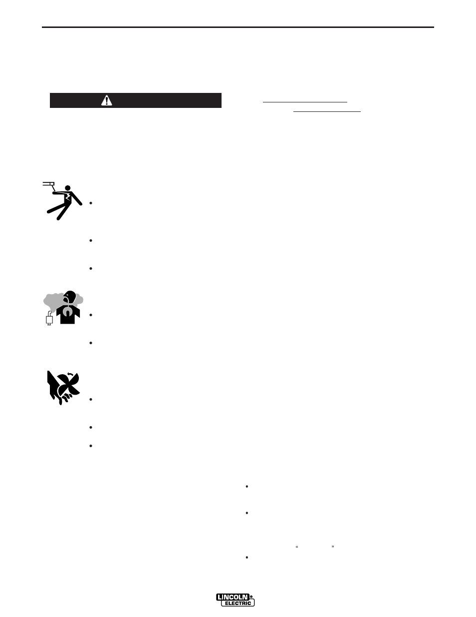 Operation, Safety instructions, General description | Design features and advantages, Warning | Lincoln Electric IM765 Commander 500 User Manual | Page 18 / 54