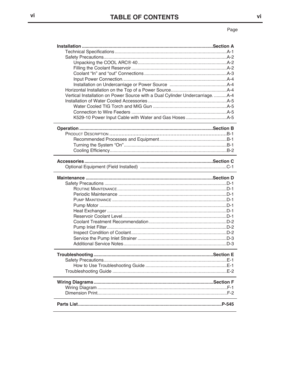 Lincoln Electric IM911 COOL ARC 40 STAND ALONE User Manual | Page 6 / 32