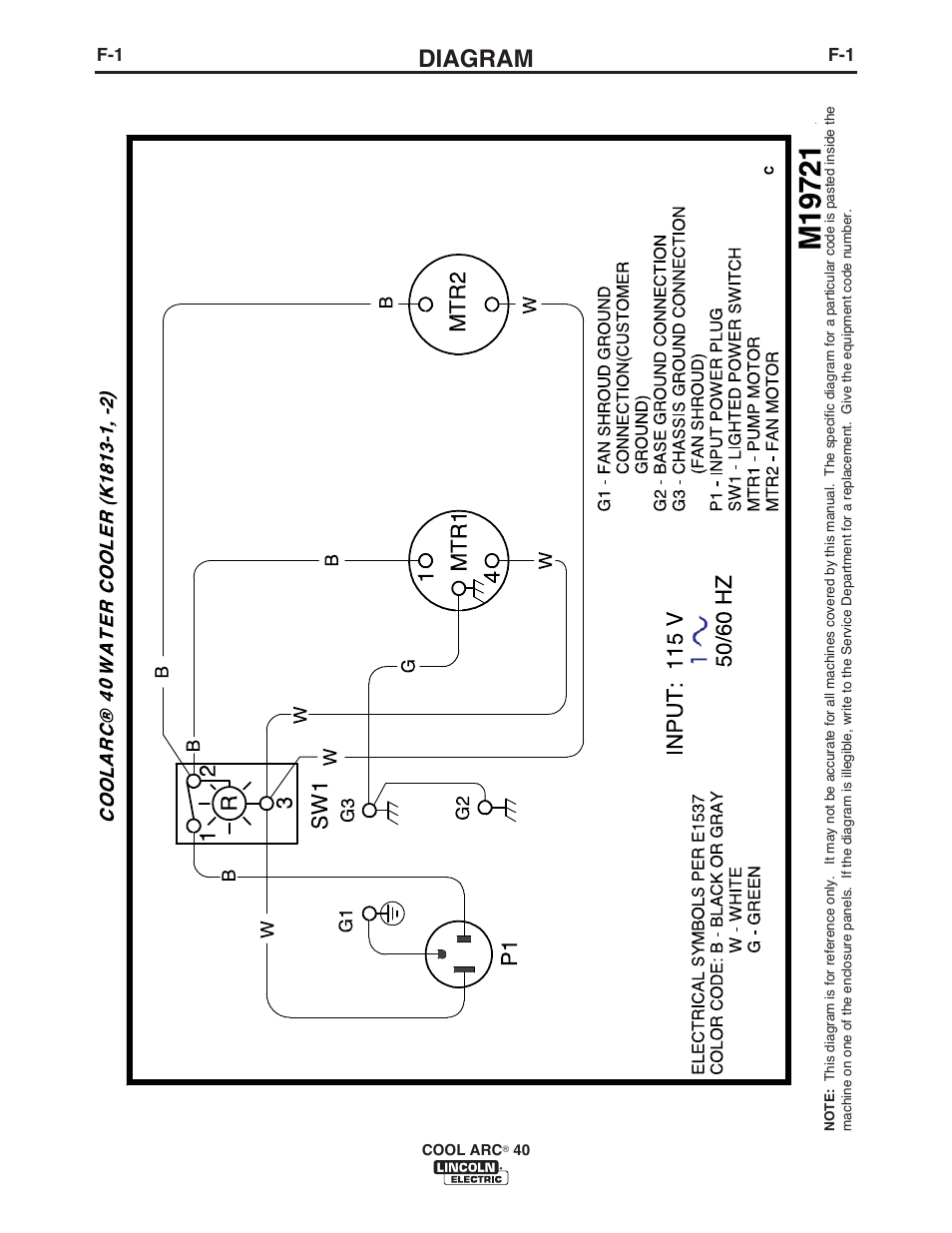 Diagram | Lincoln Electric IM696 COOL ARC 40 STAND ALONE User Manual | Page 20 / 36