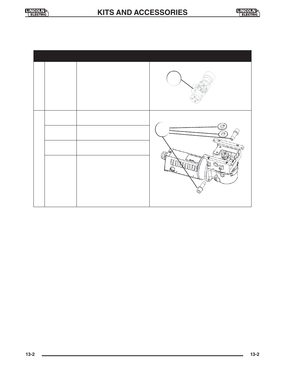 Drive roll and guide tube kits, Kits and accessories | Lincoln Electric IM946 CRUISER Digital Tractor User Manual | Page 119 / 128